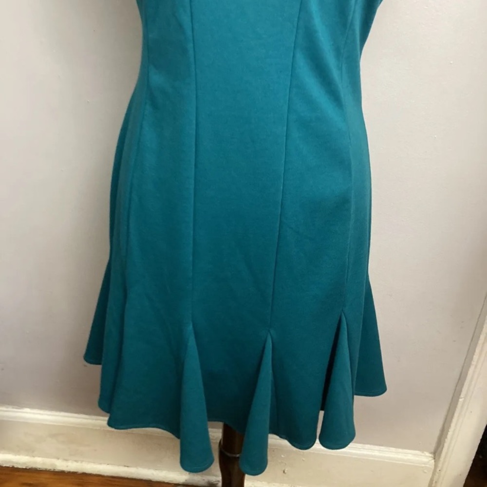 7-4 Catharine Malandrino dress solid NWT 12 - Picture 3 of 3